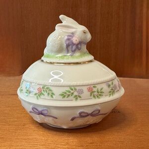Lenox “The Rabbit Easter Egg" Trinket Box, 1994 Limited Edition Annual Series
